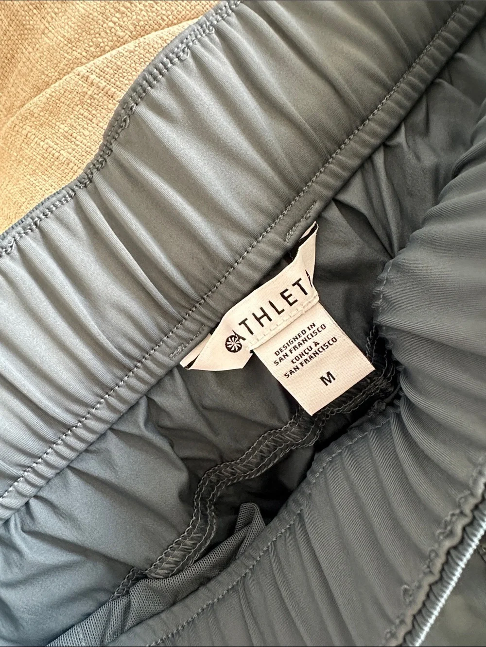 Athleta Slate Blue Elastic-Waist Joggers